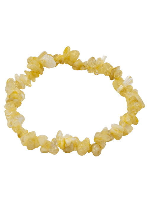 Citrine Chip Stretch Bracelet